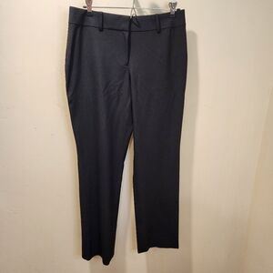 ANN TAYLOR Classic Black Flat Front Dress Pants Size 6P